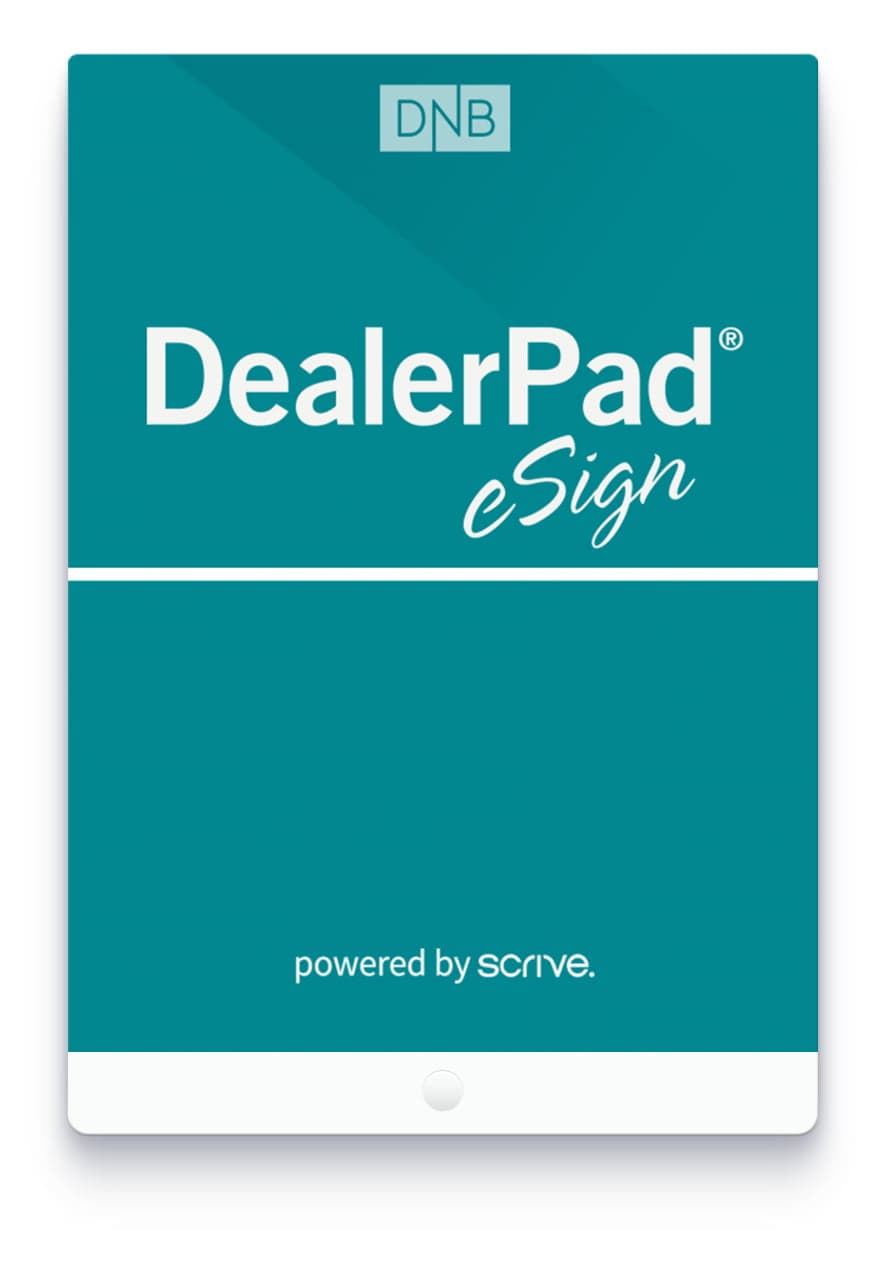 Esign tablet dnb