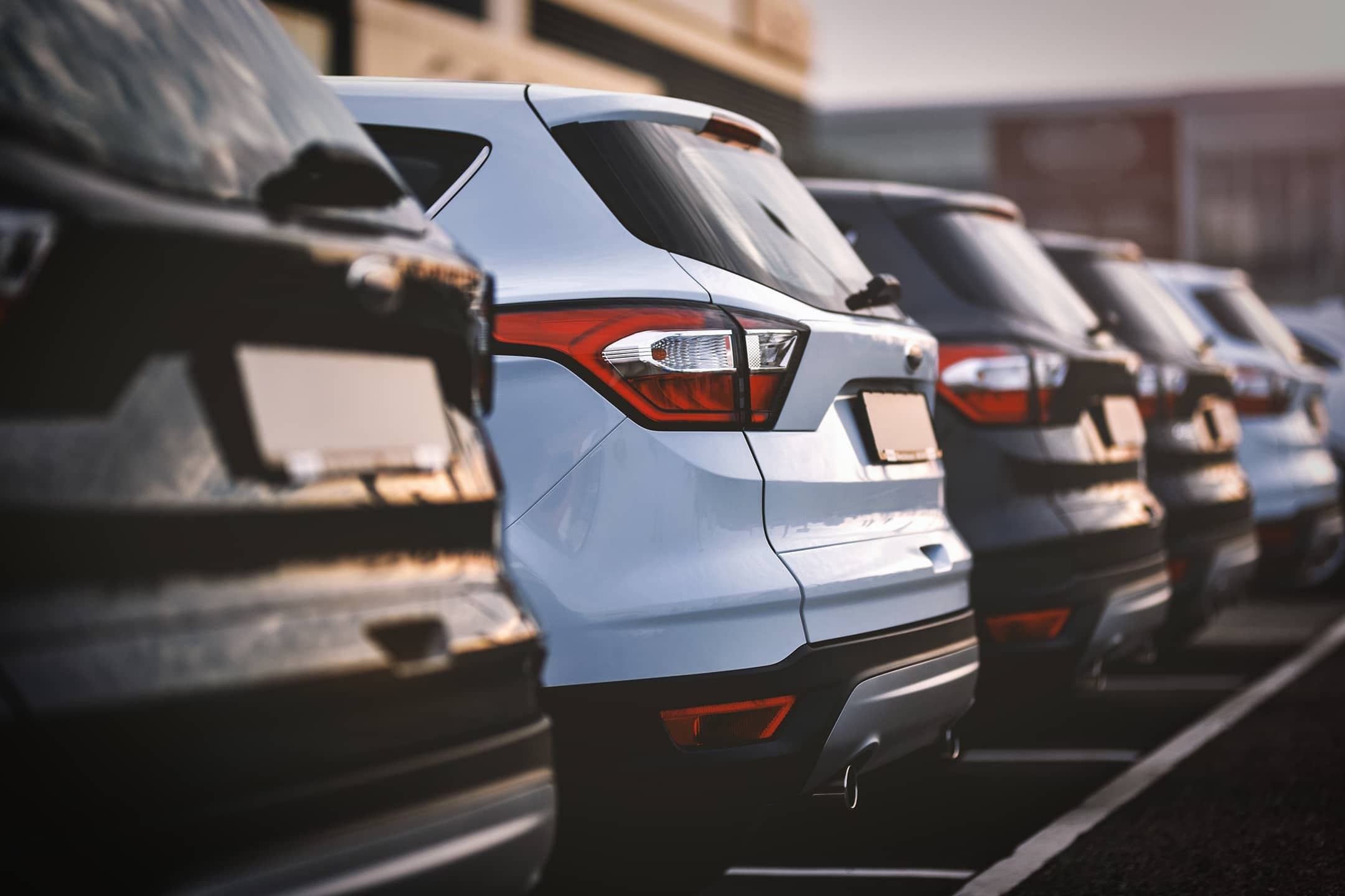 Cars in a cardealer case Hertz