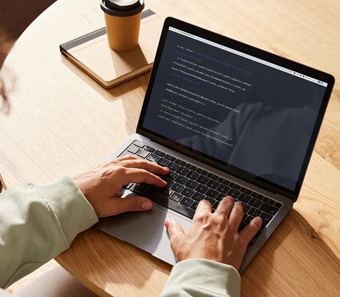 API code block