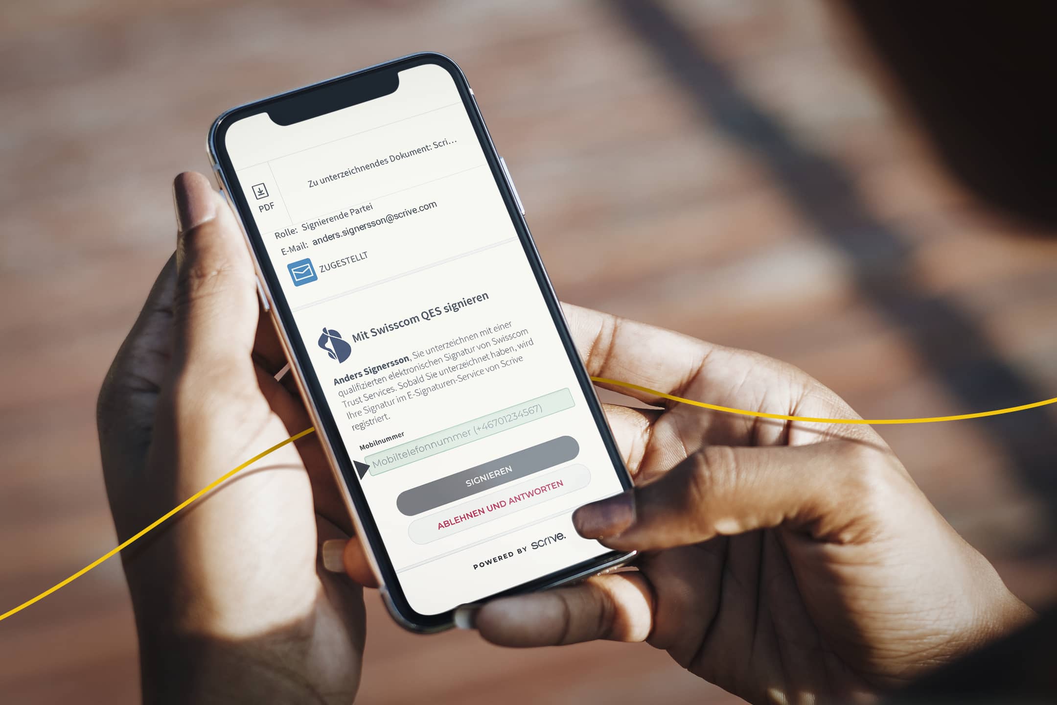 Swisscome eID method