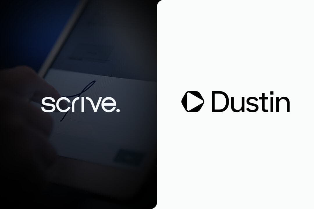 Dustin partners with Scrive