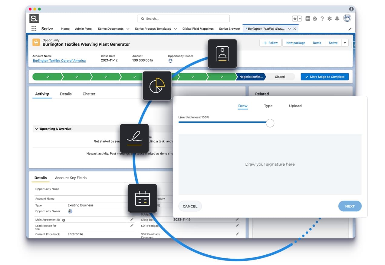 Salesforce and Scrive